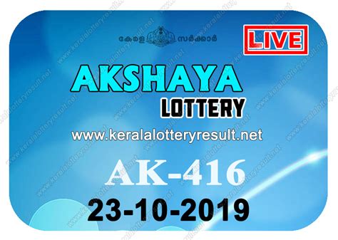 akshaya lottery result today live.